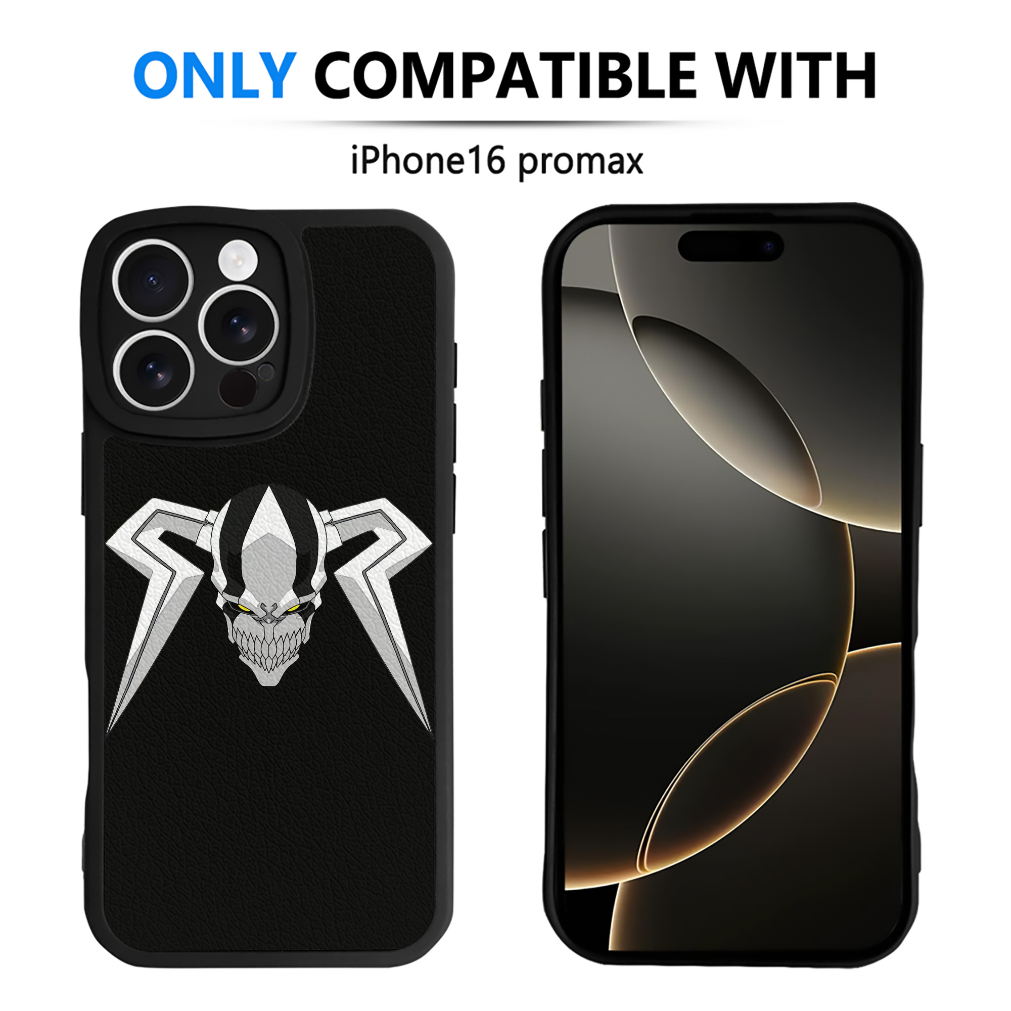 ブリーチ 黒崎一護（くろさき いちご）BLEACH Kurosaki Ichigo 【iPhone 16シリーズ対応】シリコンスマホケース（レザー調） 材質：シリコン